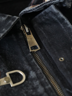 Midnight Bloom Denim Jacket