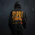 Supra Oversized Hoodie - Matte Black edition