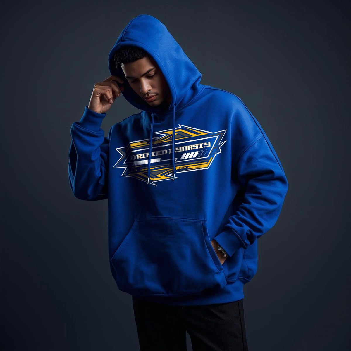 GAME OVER Hoodie (Royal Blue Edition)