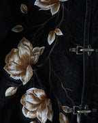 Midnight Bloom Denim Jacket
