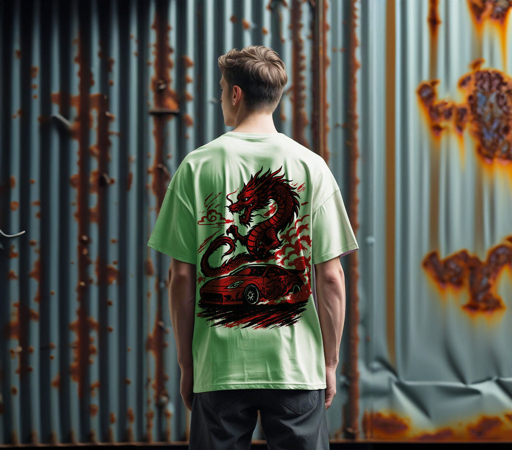 350Z 280 GSM Oversized Tee  “Where Drift Meets Myth.”