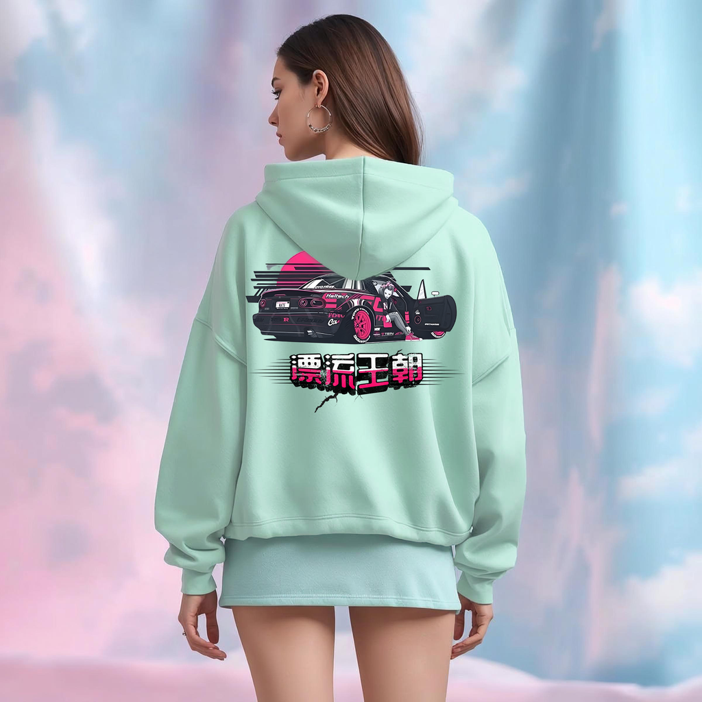 She Rules The World Oversized Hoodie