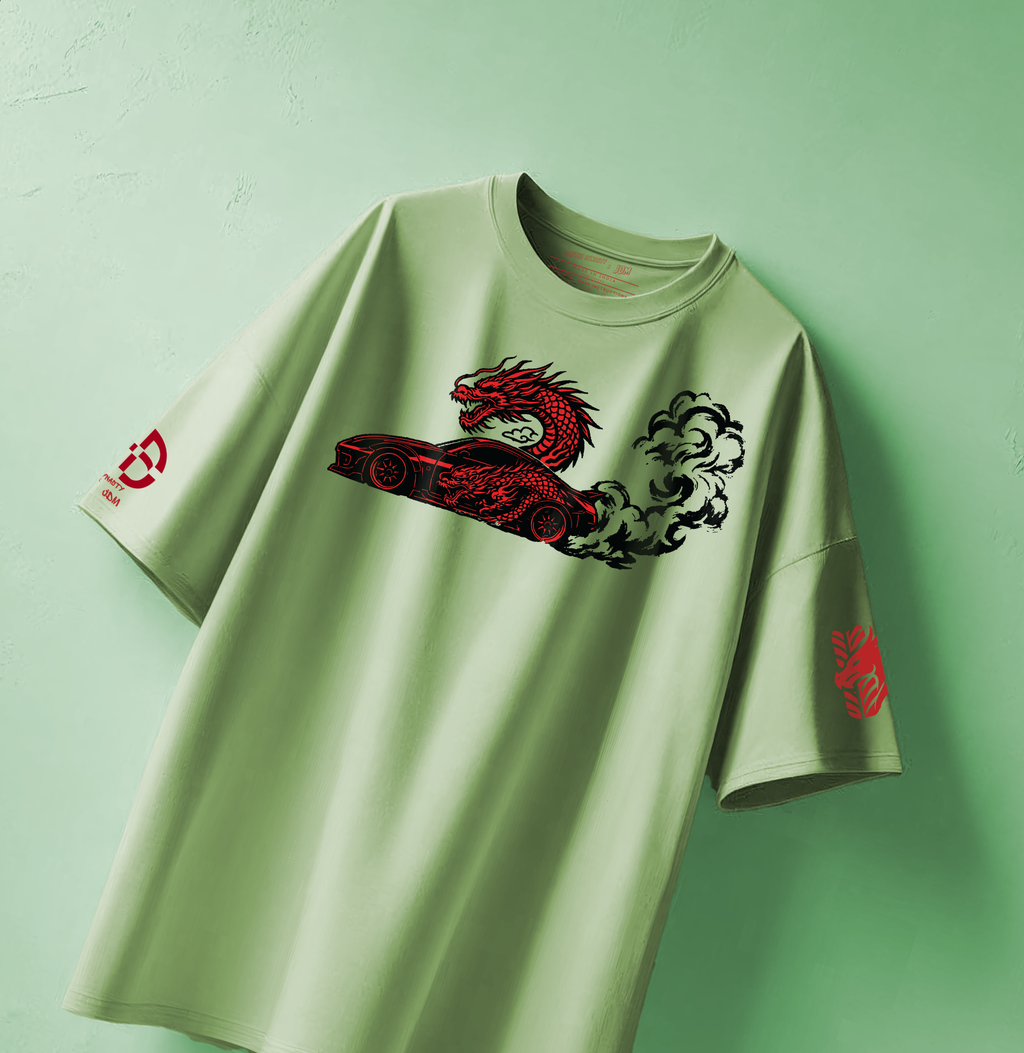 350Z 280 GSM Oversized Tee  “Where Drift Meets Myth.”