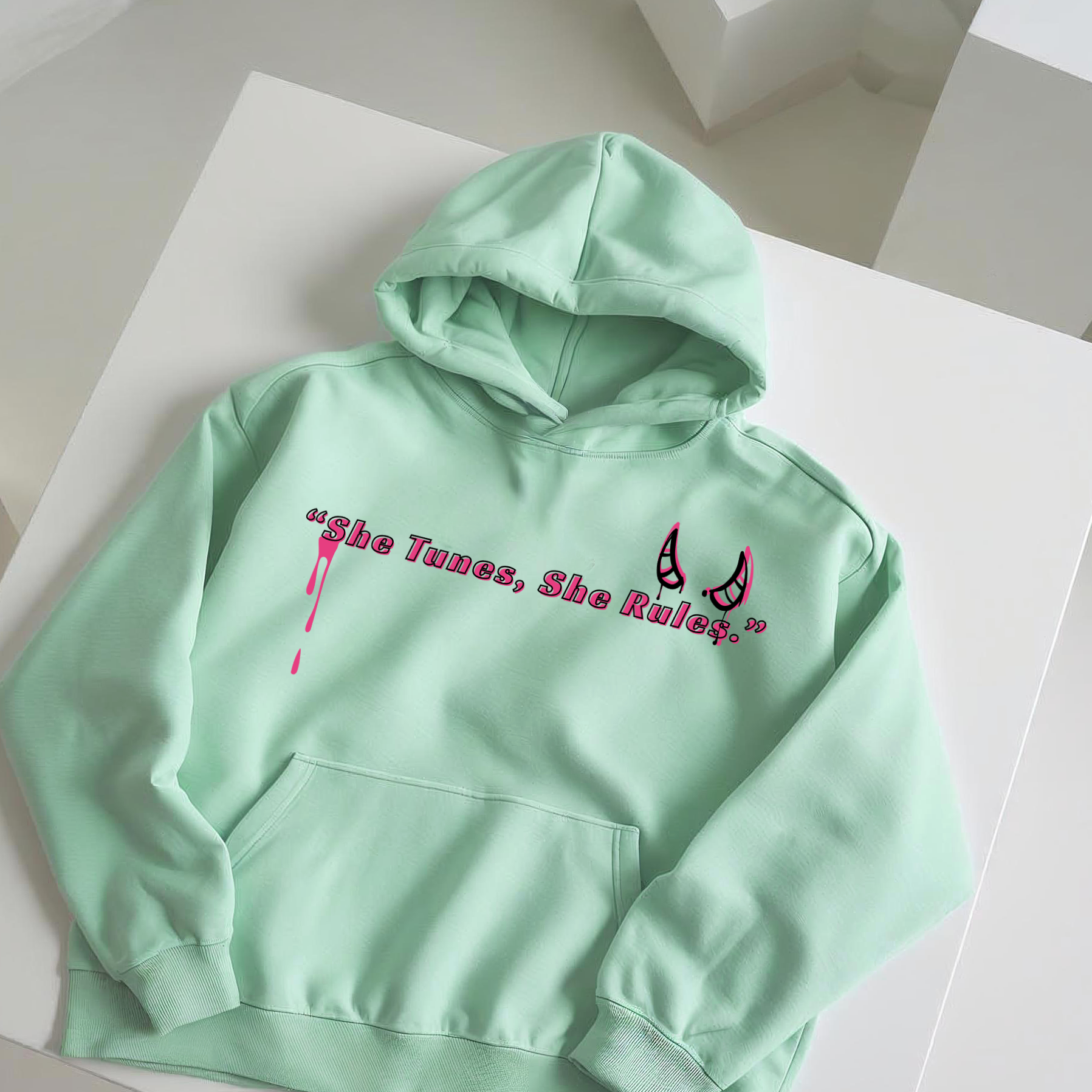 She Rules The World Oversized Hoodie