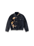 Midnight Bloom Denim Jacket